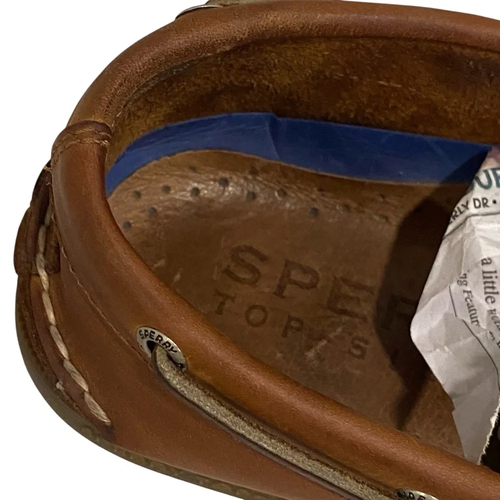 Sperry Brown Leather Original Boat Shoes Tp-Siders - Like New - Men’s 9